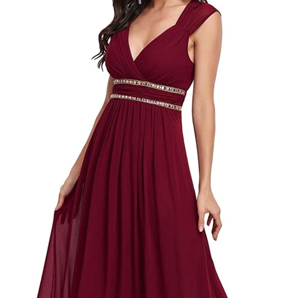 Ever-Pretty Womens V-Neck Sleeveless Dress size 14